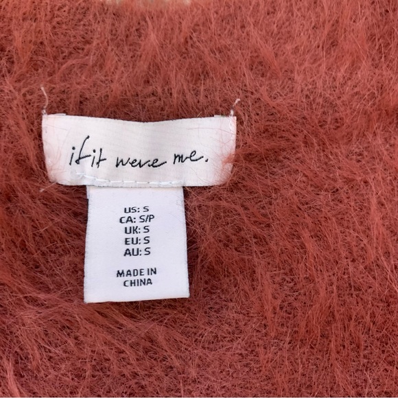 If It Were Me/Anthropologie fluffy cardigan sweater - Picture 5 of 9